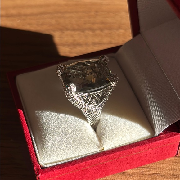Judith Ripka mint quarts cocktail ring - Picture 5 of 10